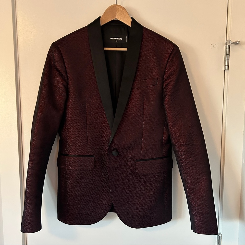 DSQUARED2
COTTON BLEND JACQUARD TUXEDO JACKET